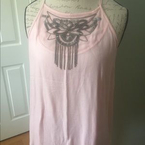 Hollister spaghetti top w/silver detail NWT